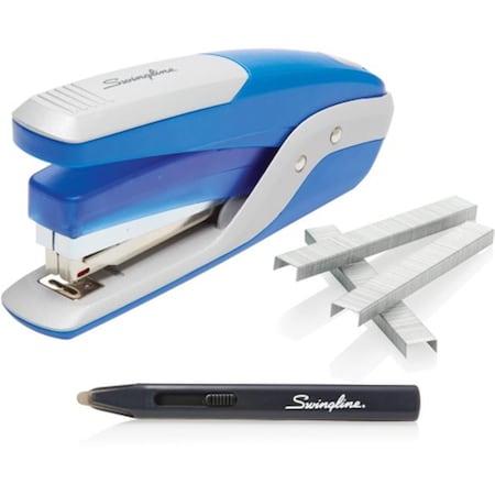 Roomfactory Quick Touch Full Strip Stapler Value Pack RO3765804